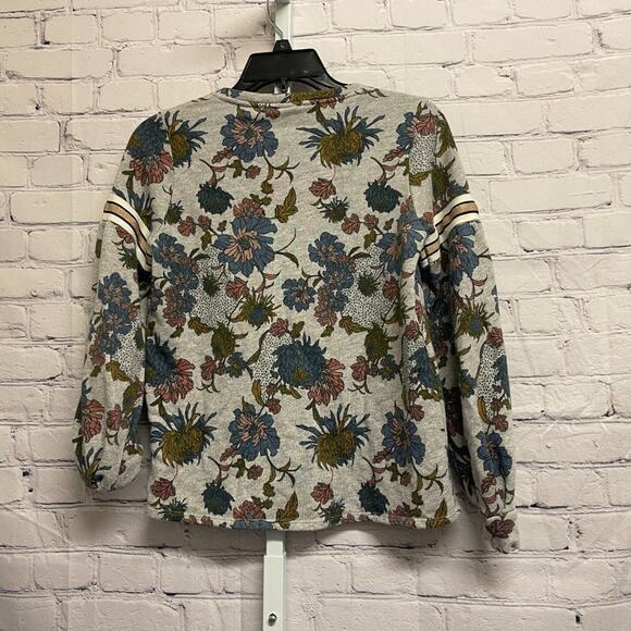 ANTHROPOLOGIE - DOLAN Tawaga Floral Sweatshirt - Picture 3 of 7